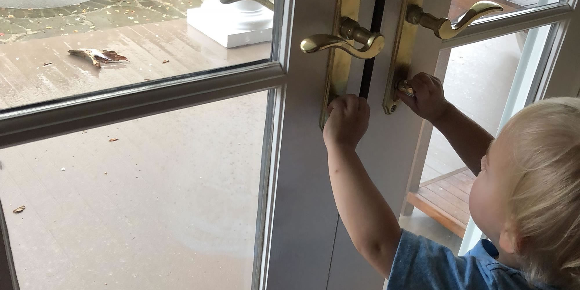 Is it OK for kids to close their door?