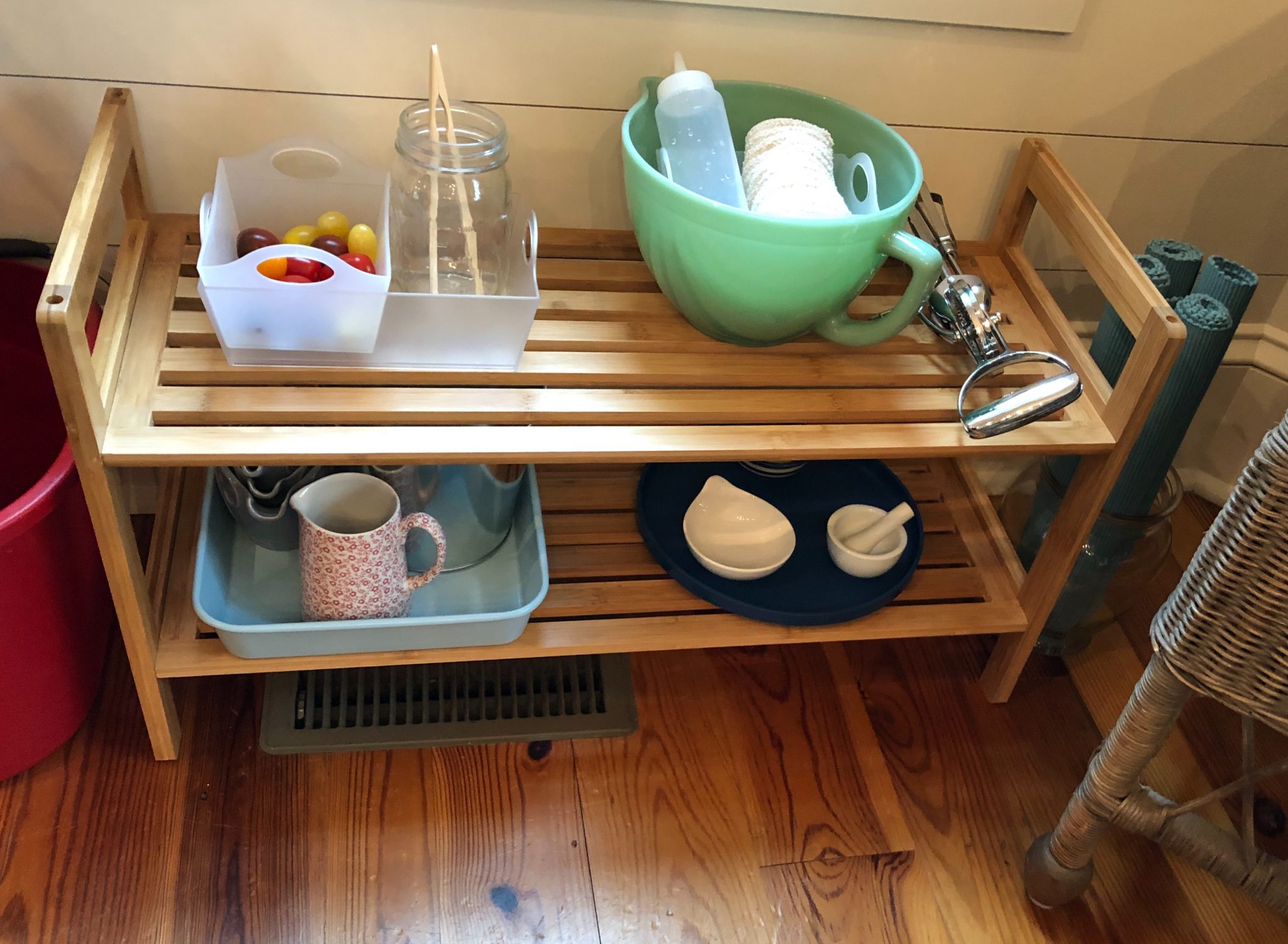 Bamboo Stackable Shelf