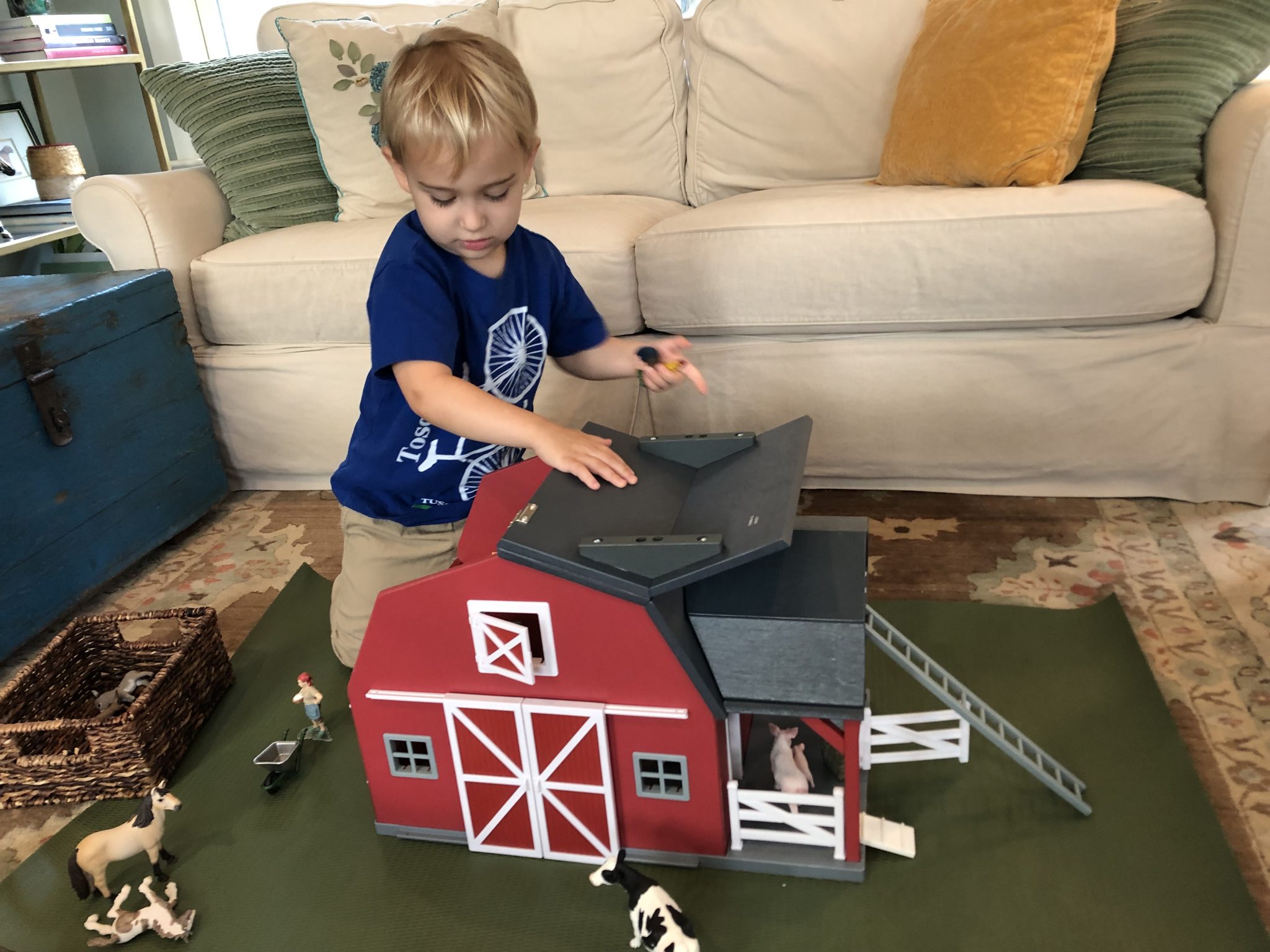 Battat Big Red Barn for Toddlers for sale online 